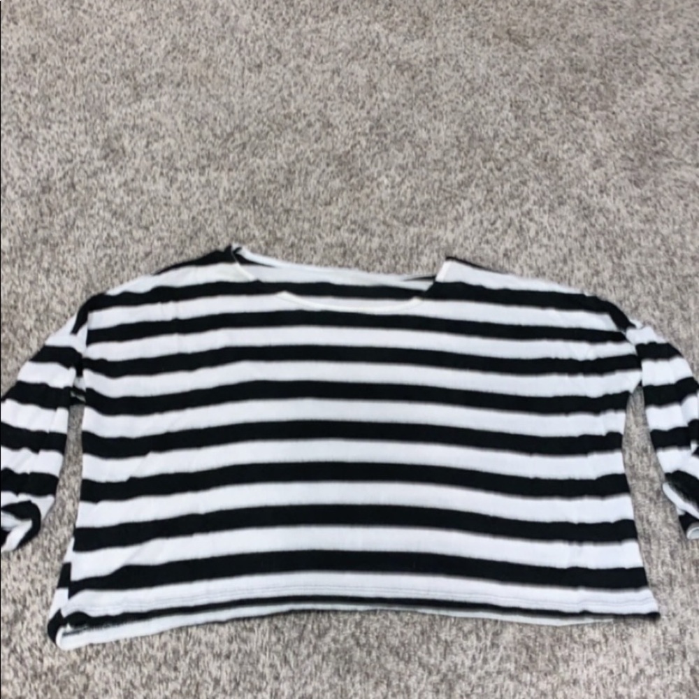 B&W striped long sleeve